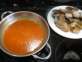 Almejas a la marinera con pimenton 4