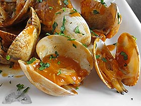 Almejas a la marinera con pimenton 6