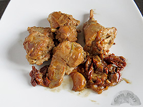 Conejo a la mostaza y romero