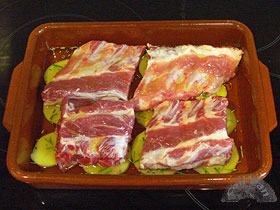 Costilla de cerdo asada al romero 2