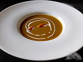 Crema de mejillones