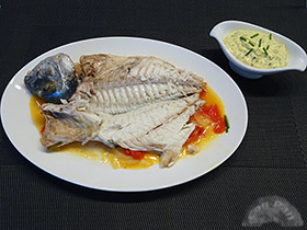 Dorada al horno en papillote 5