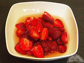 fresas al cava