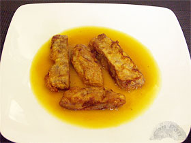 Morros de ternera en su salsa