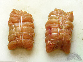 Pechuga de pollo rellena de bacon y foie 3