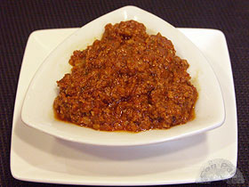 Salsa pesto rojo siciliano 