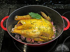 Pollo a los 40 ajos  3