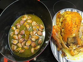 Pollo a los 40 ajos  5