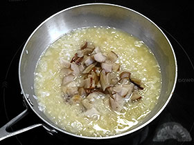 Risotto de hongos con queso de Idiazabal 2