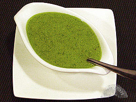 Salsa pesto genoves verde