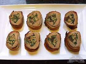 Solomillo de cerdo relleno 8