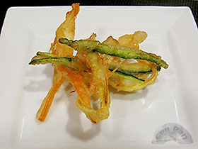 Tempura Kakiage langostino y chipiron