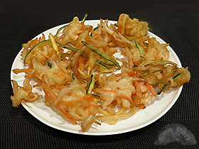 Tempura Kakiage langostino y chipiron 4