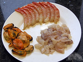 Tempura de marisco 1