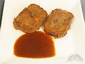 Terrina de manitas de cerdo con salsa vizcaina